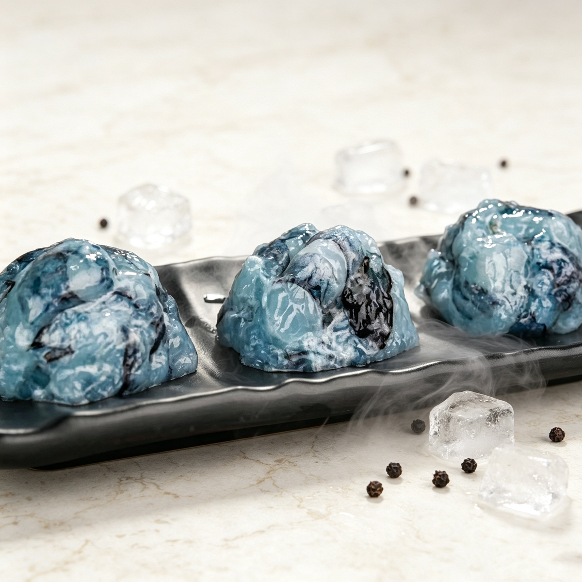 Black tiger shrimp paste, raw and frozen