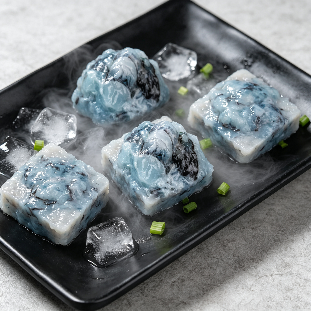 Black tiger shrimp paste, raw and frozen